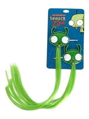 Invader Zim Gir Green Hair Extension 2 Pack